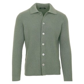 GRAN SASSO Cardigan Patent Cashmere Salvie
