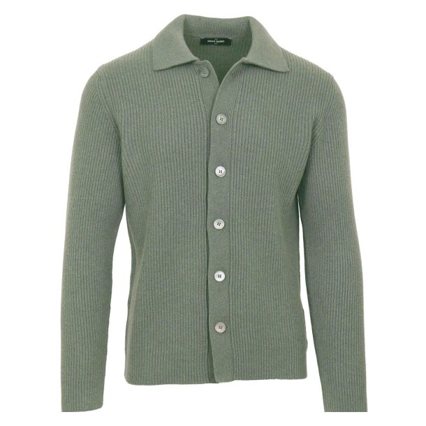 GRAN SASSO Cardigan Patent Cashmere Salvie