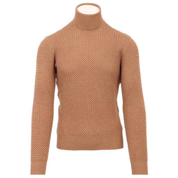 GRAN SASSO Rullekrave Flet Camel