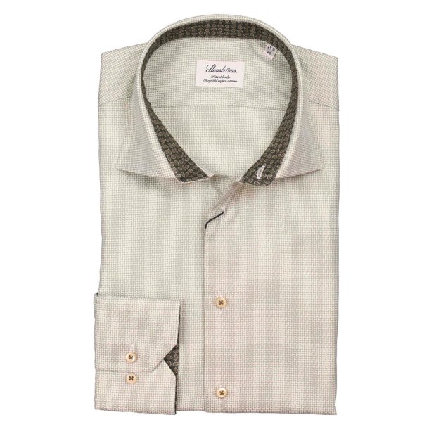 STENSTRM'S Skjorte Fitted Kontrast Grn