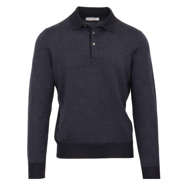 GRAN SASSO Polo Tern Uld | Silke Navy
