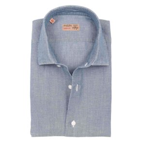 BARBA Skjorte Dandylife Denim Indigo