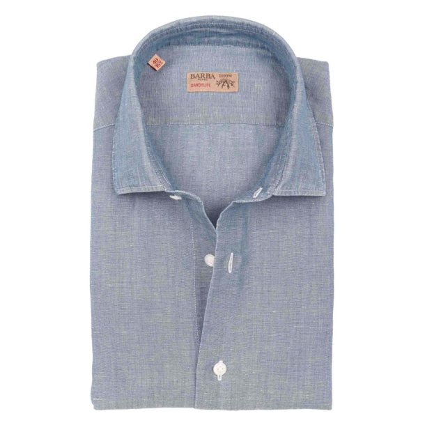 BARBA Skjorte Dandylife Denim Indigo