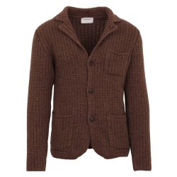 GRAN SASSO Jakke Sartorial Strik Cappuccino