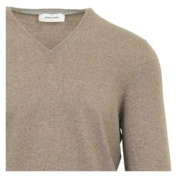 GRAN SASSO Strik V-hals Merino Varm Gr�