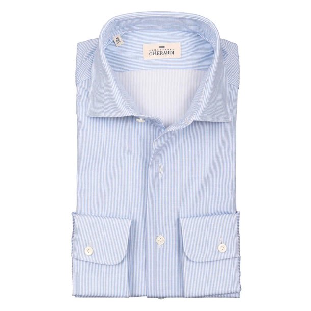 ALESSANDRO GHERARDI Skjorte Techno Stribet Bl�