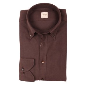 STENSTRM'S Skjorte Regular Flannel Brun