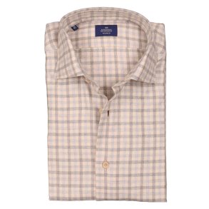 ALESSANDRO GHERARDI Skjorte Flannel Tern Lysebl | Gr