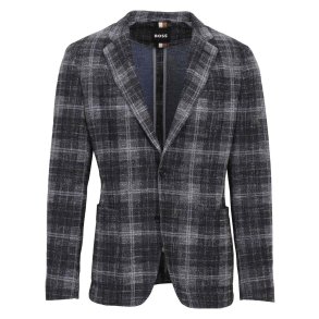 BOSS Jakke Jersey Ternet Mrkebl