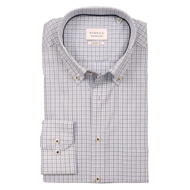 Eterna Skjorte Comfort Fit Tern