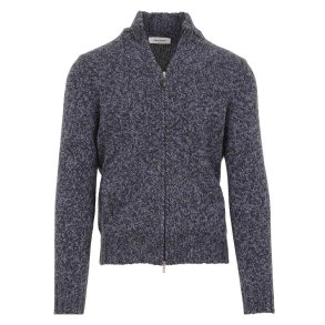 GRAN SASSO Cardigan Mouline Bl