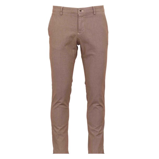 MASON'S Chinos Birdseye Brun
