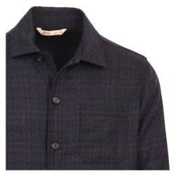 MAURIZIO BALDASSARI Overshirt Pinacoteca Tern Navy