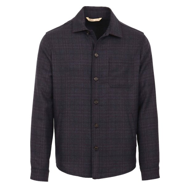 MAURIZIO BALDASSARI Overshirt Pinacoteca Tern Navy