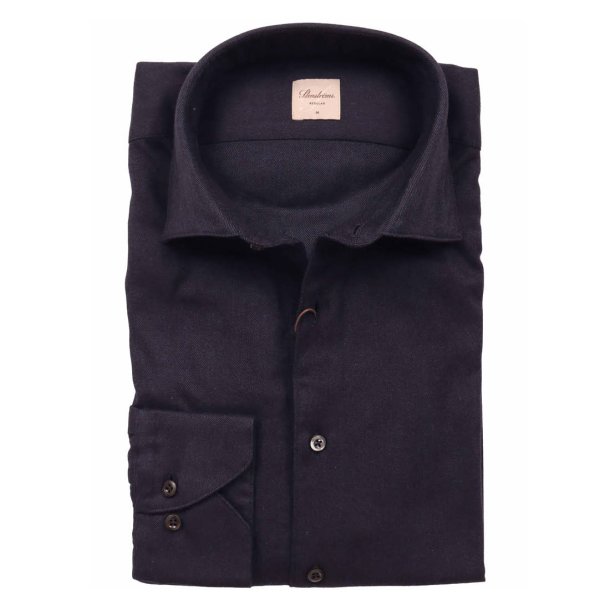 STENSTR�M'S Skjorte Regular Flannel Sildeben Navy