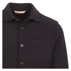 MAURIZIO BALDASSARI Overshirt Solferino Cashmere Dark Navy