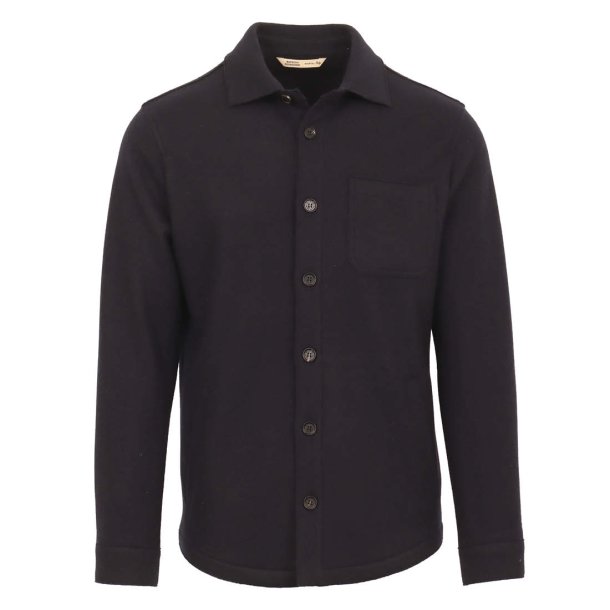 MAURIZIO BALDASSARI Overshirt Solferino Cashmere Dark Navy