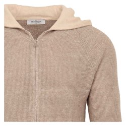 GRAN SASSO Strik Hoodie Beige