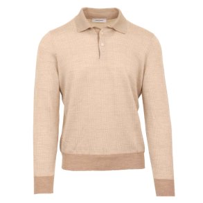 GRAN SASSO Polo Tern Uld | Silke Beige 