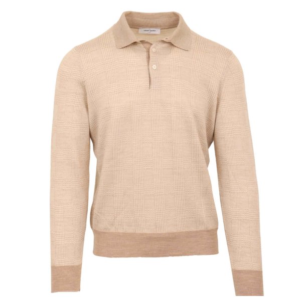 GRAN SASSO Polo Tern Uld | Silke Beige 