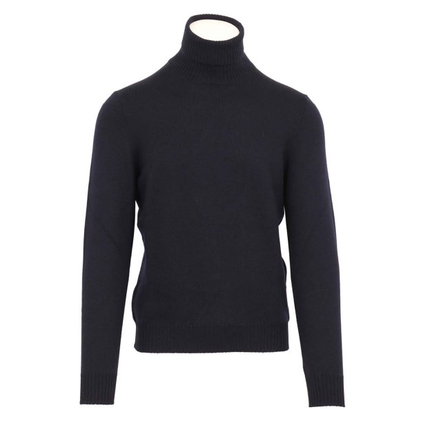 GRAN SASSO Rullekrave Extrafine Merino Navy