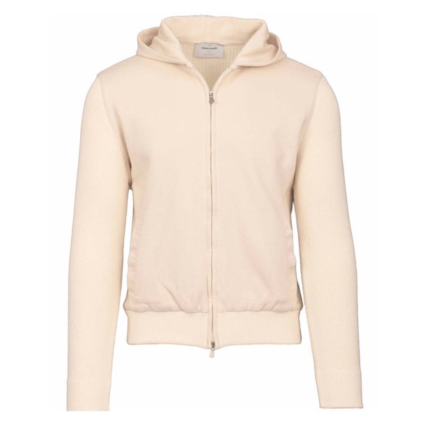 GRAN SASSO Hoodie Zip Creme