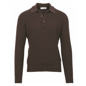 GRAN SASSO Polo Struktur Brun