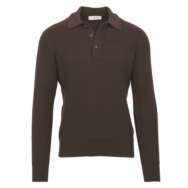 GRAN SASSO Polo Struktur Brun