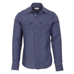 ALESSANDRO GHERARDI Skjorte Western H�r Indigo