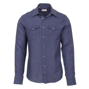 ALESSANDRO GHERARDI Skjorte Western H�r Indigo