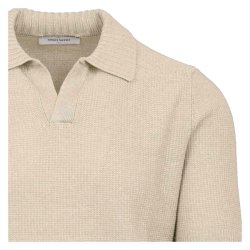 GRAN SASSO Polo Open Collar Hr | Bomuld Mint
