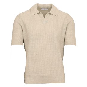 GRAN SASSO Polo Open Collar Hr | Bomuld Mint