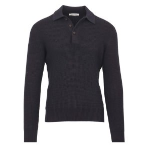 GRAN SASSO Polo Struktur Navy