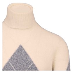 GRAN SASSO Rullekrave Harlekin Bl�