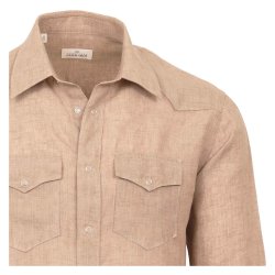 ALESSANDRO GHERARDI Skjorte Western H�r Beige