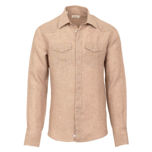 ALESSANDRO GHERARDI Skjorte Western H�r Beige