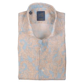 BARBA Skjorte Dandylife Hr Printet Lysebl