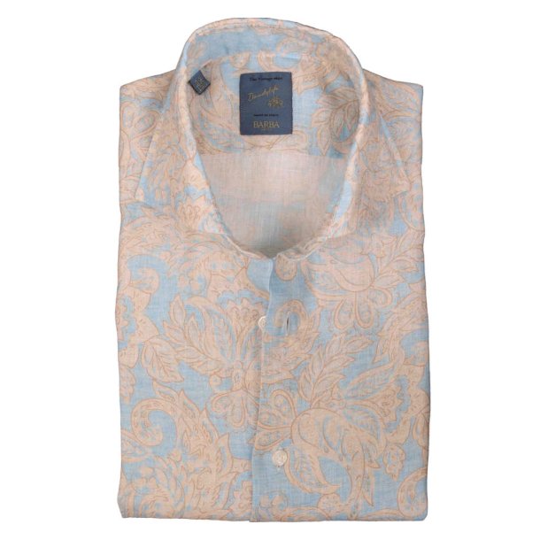 BARBA Skjorte Dandylife Hr Printet Lysebl