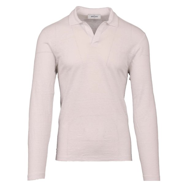 GRAN SASSO Open Collar Hr Hvid