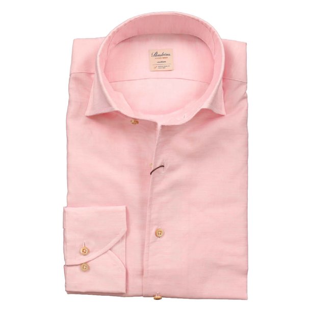 STENSTRM'S Skjorte Fitted One Piece Collar Lyserd