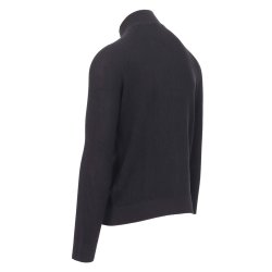 FEDELI Cardigan Paul Giza Cotton Dusty Navy