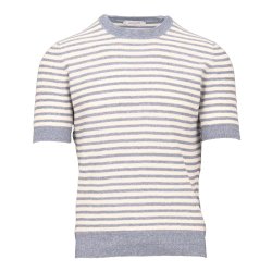 GRAN SASSO  T-shirt Stribet Azur