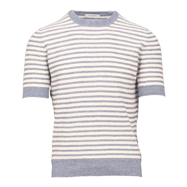 GRAN SASSO  T-shirt Stribet Azur