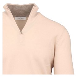 GRAN SASSO Half Zip Uld | Cashmere Cream