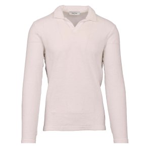 GRAN SASSO Open Collar Frott Hvid