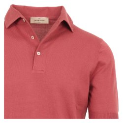 GRAN SASSO Polo One Piece Collar Cherry
