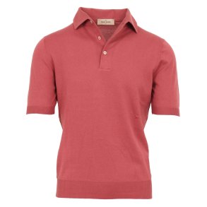 GRAN SASSO Polo One Piece Collar Cherry