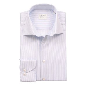 STENSTRM'S Skjorte Slim Stribet lysebl