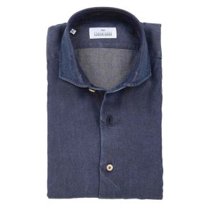 ALESSANDRO GHERARDI Skjorte Denim Tancel Dark Indigo