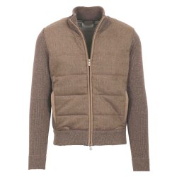 GRAN SASSO Jakke Hybrid Uld Taupe